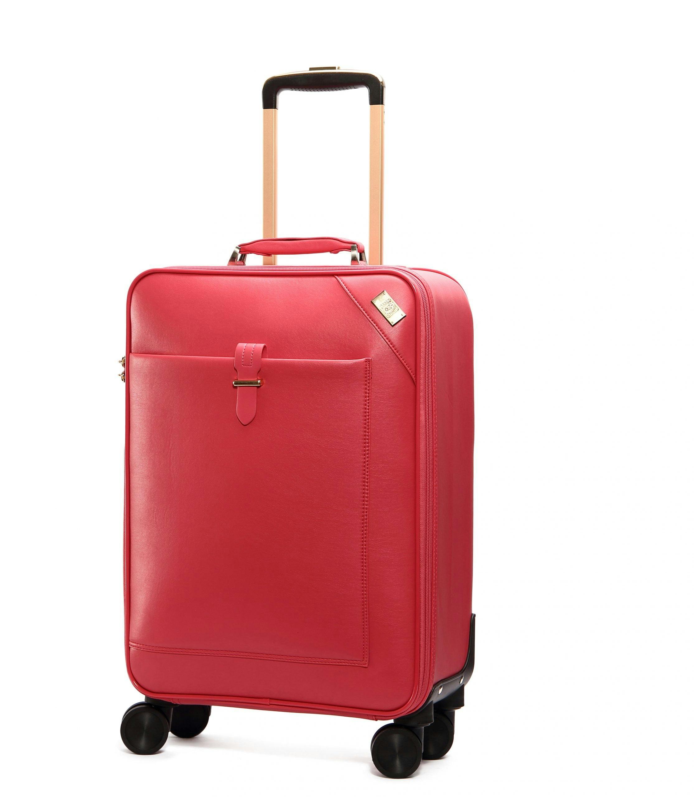 SEMMS PINK LUXURIOUS LEATHER LUGGAGE