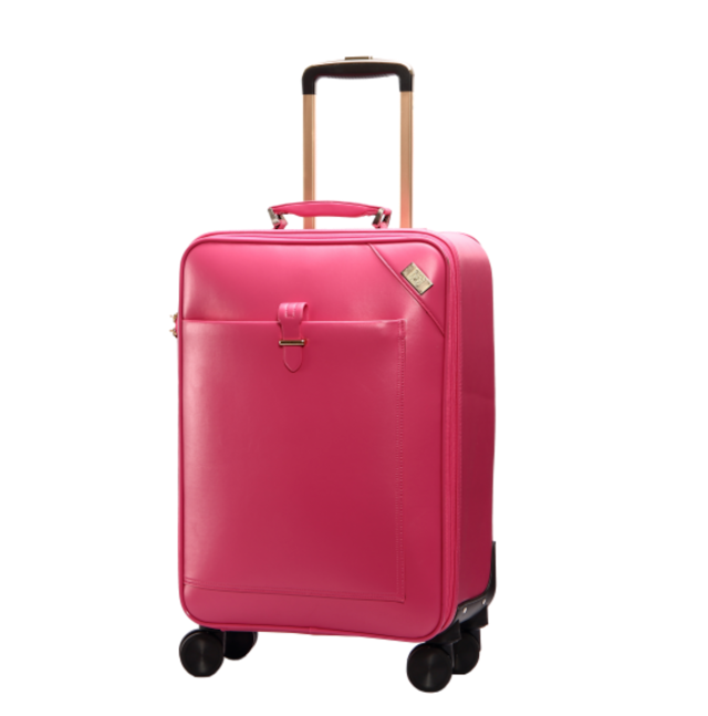 hot pink luggage